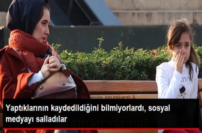 İstanbul'da Üşüyen Bir Kız Çocuğuna Montunu Verdi