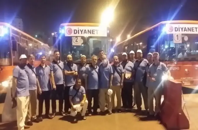 Diyanet Servis Ekibinden Hacılara, Beş Yıldızlı Hizmet