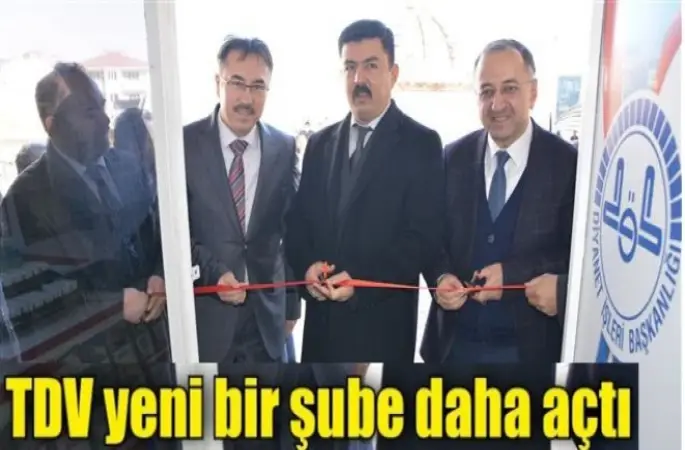 TDV yeni bir şube daha açtı