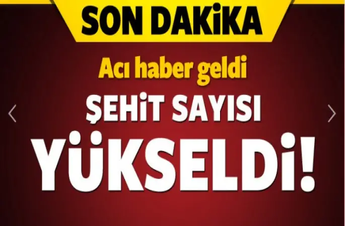 2 Şehit, 47 yaralı
