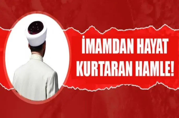 İmam Uğur Topaktaş'dan Hayat kurtaran hamle!