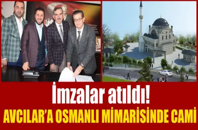 Avcılar’a Osmanlı Mimarisinde Cami