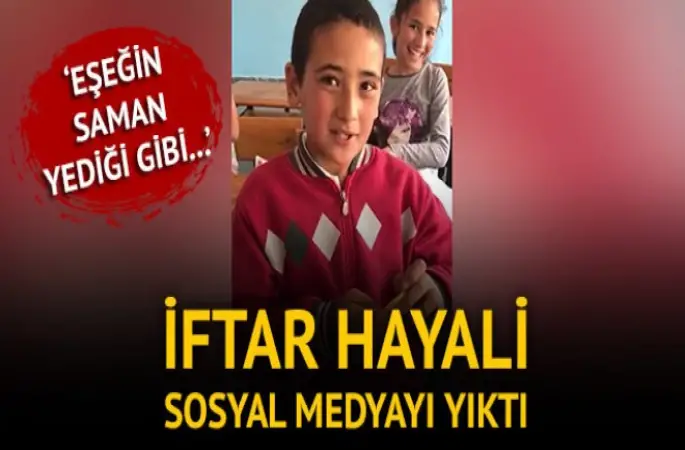 Oruçlu öğrencinin iftar hayali kahkahaya boğdu