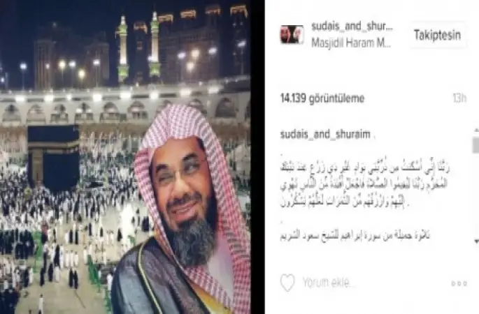 Kabe imamı Instagram’da fenomen oldu