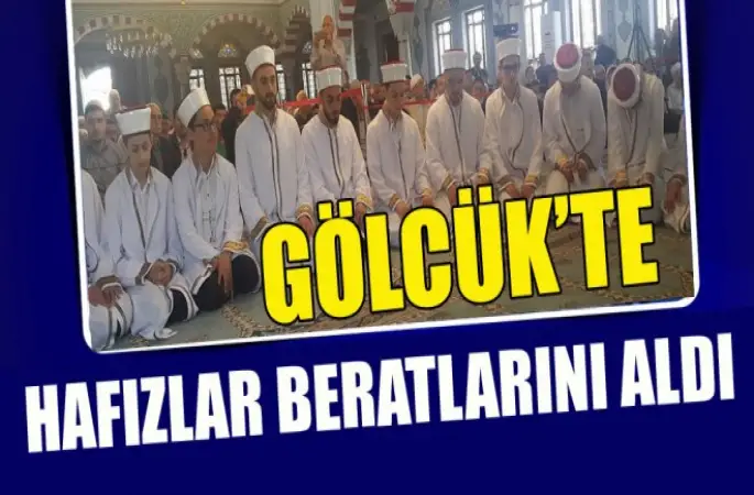 Gölcük’te Hafızlara Muhteşem İcazet Töreni