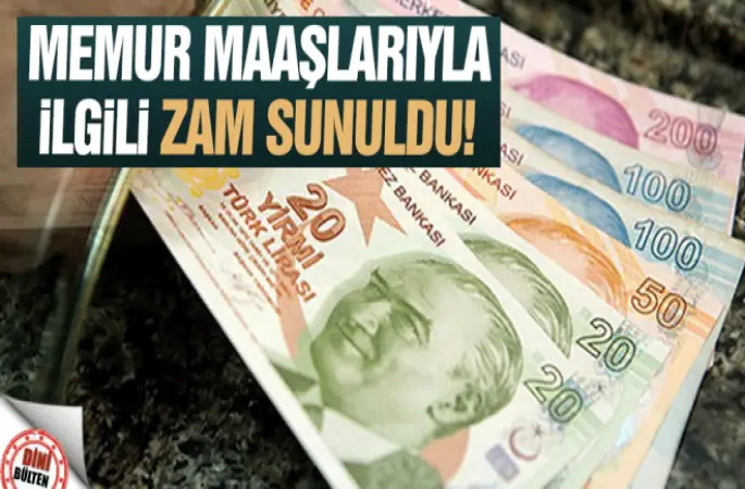 Memur-Sen,Memur maaşlarıyla ilgili zam sunuldu!