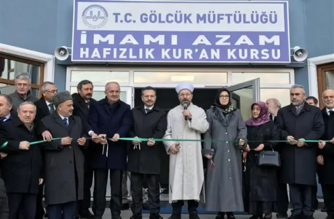 Erbaş, İmam-ı Azam Yatılı Hafızlık Kur’an Kursunu açtı