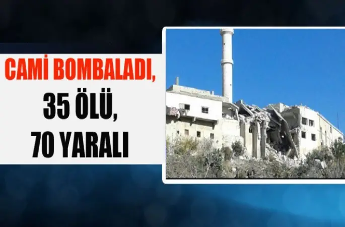 Cami bombaladı,35 ölü,70 Yaralı