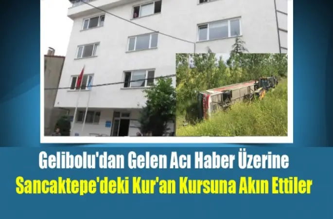 Sancaktepe'deki Kur'an Kursu Öğrencileri kaza Yaptı