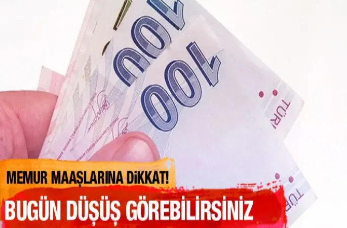 Memur Maaşlarına düşüş ...