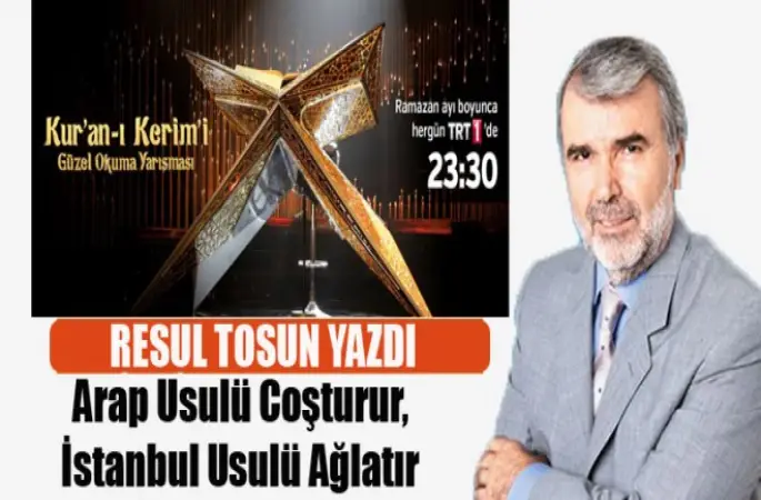 Arap Usulü Coşturur, İstanbul Usulü Ağlatır