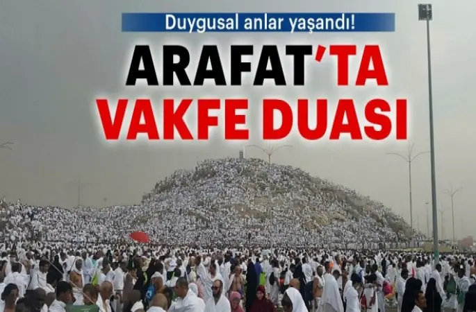 Diyanet İşleri Başkanı Erbaş'tan, Arafat’ Vakfe Duası
