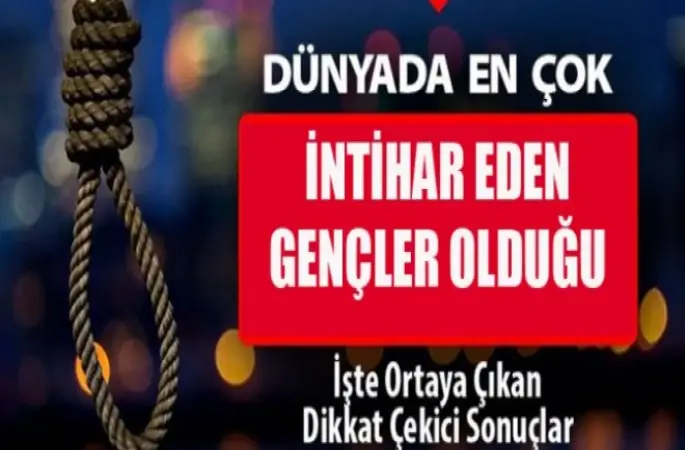 Her yıl  Dünyada 800 bin kişi intihar ediyor