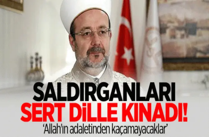 Görmez: Şiddetli bir azap beklemektedir