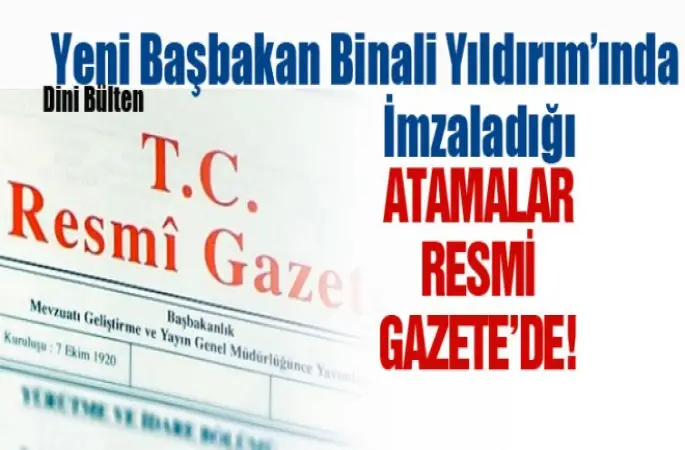 Üst Düzey atama kararları