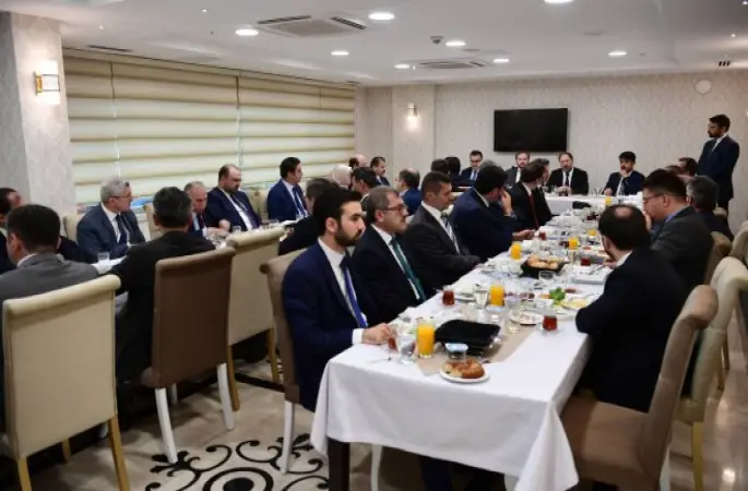 Diyanet Daire Başkanları Kahvaltıda Bir araya Geldi