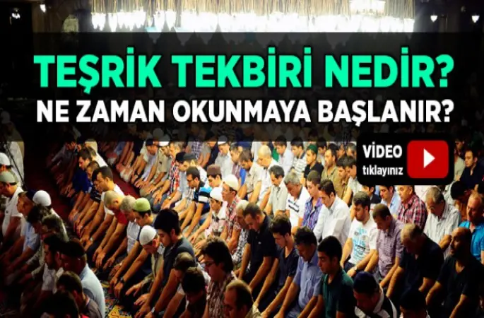 Teşrik Tekbiri Nasıl getirilir-Fatih ÇOLLAK