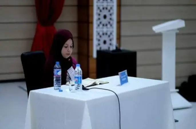 Kur’an-ı Kerimi Yüzünden Güzel Okuma Birincisi Enise Berra ORHAN....