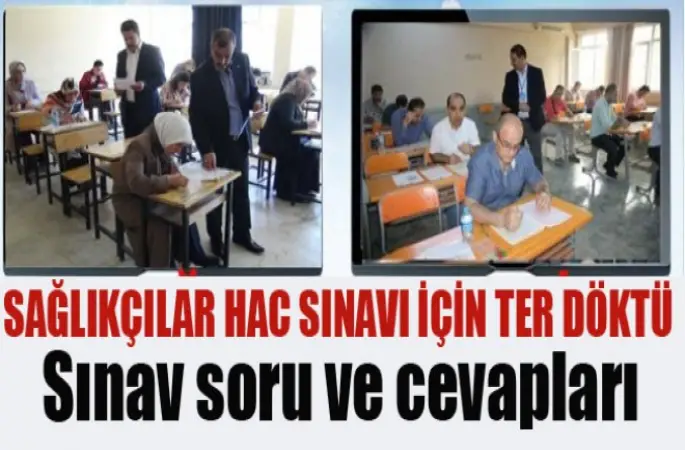Diyanet,Sağlıkcıları sınavını yaptı
