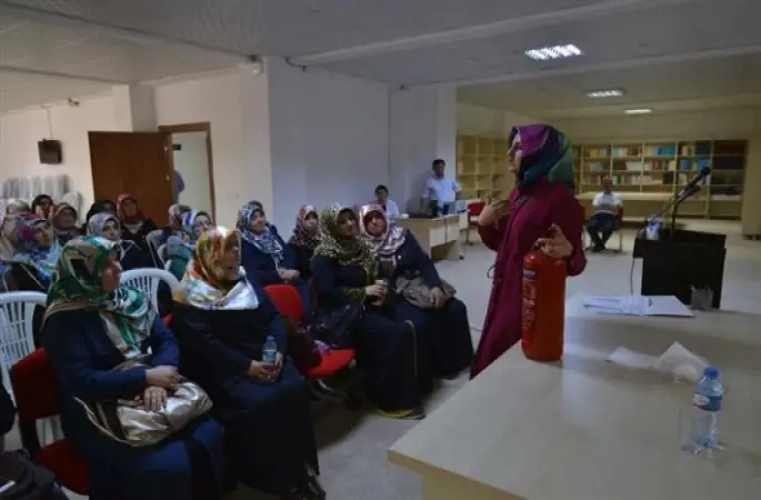 Kur'an Kursu Öğreticilerine İş Sağlığı ve Güvenliği Semineri Verildi