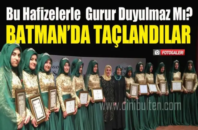 Batman'da Hafızlar Taçlandı