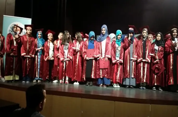 Yüreğir İmam Hatip Ortaokulu’nda cübbe ve kep töreni