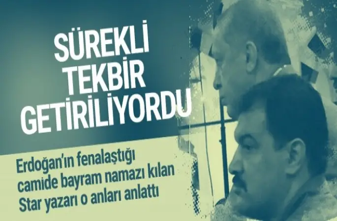 Erdoğan'ın fenalaştığı o anlar camide neler yaşandı?