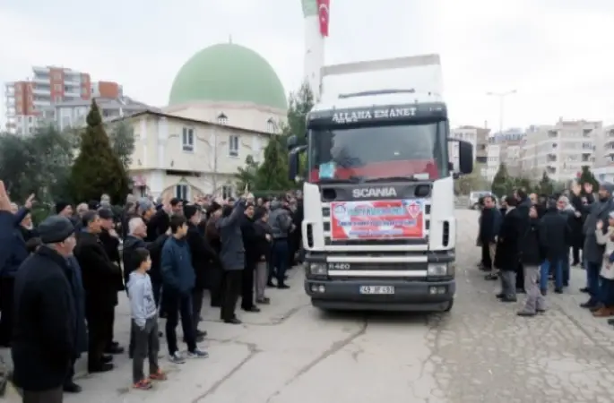 Mudanya Müftülüğü'nden Halep'e Yardım Tır'ı