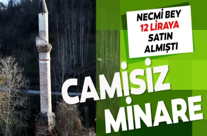 Camisiz minare 82 yıldır zamana direniyor