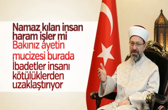 Diyanet İşleri Başkanı'ndan ibadet tavsiyesi