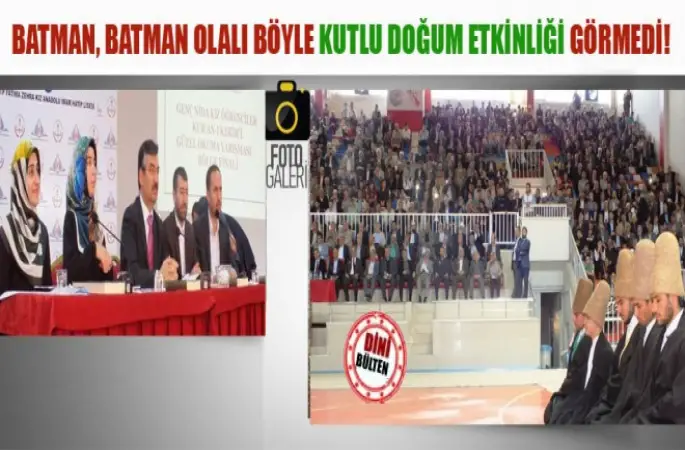 Batman, Batman Olalı Böyle Kutlu Doğum Etkinliği Görmedi!