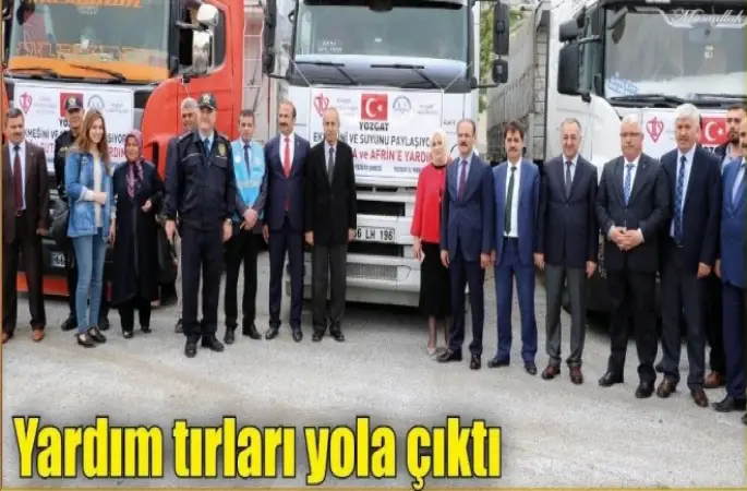 Yardım Tırları Doğu Guta ve Afrin için yola çıktı