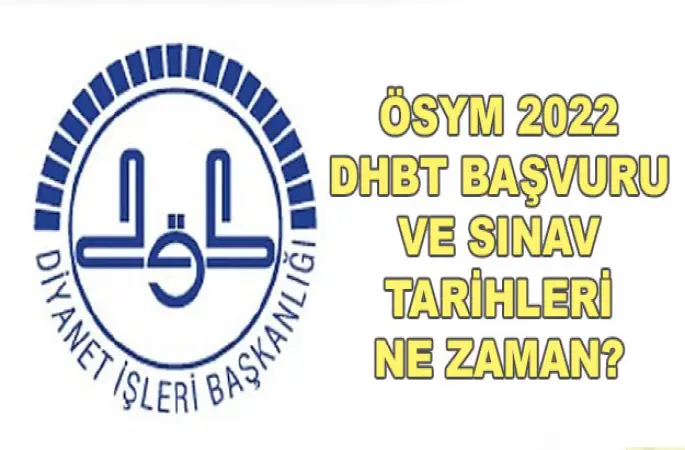 Diyanet KPSS 2022 DHBT başvuruları ne zaman?