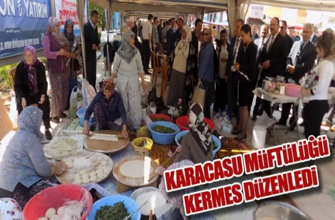 Karacasu Müftülüğü kermes düzenledi