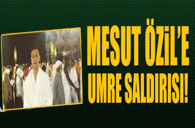 Umre'ye giden Mesut Özil'e saldırı