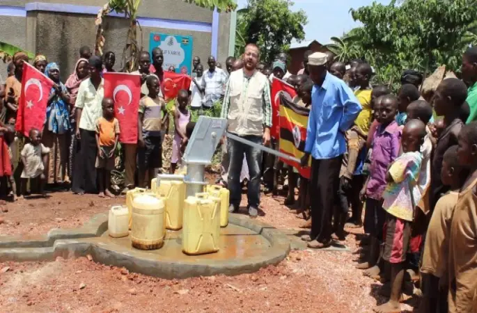 Diyanet Vakfı'ndan, Uganda'da 6 Su Kuyusu