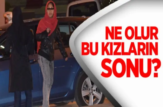 Suriyeli genç kızlar Sabahlara kadar Dileniyor