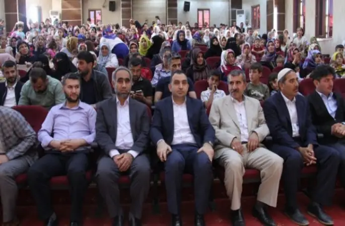 Kur'an kursu öğrencilerinin yıl sonu etkinliği