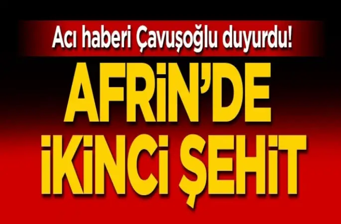 Afrinde 2.Şehit haberi