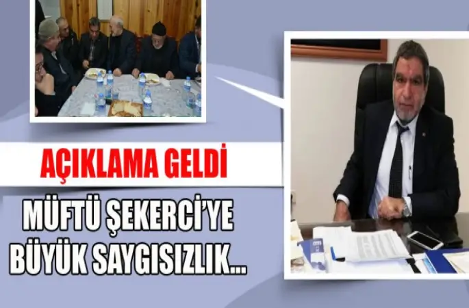 Müftü Halil Şekerci’ye Büyük Saygısızlık...
