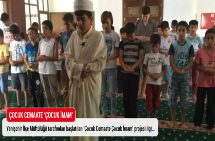 Çocuk Cemaate ‘Çocuk İmam’