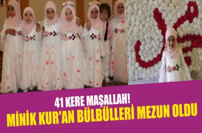 Avanos'ta Minik Kur'an Bülbülleri Mezun Oldu