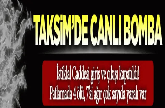 Taksim'de terör saldırısı