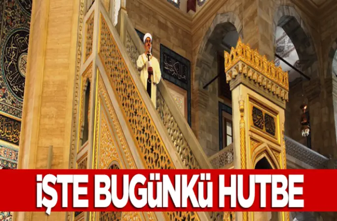 Cuma Hutbesi,Kulluk Sadece Allah’a Özgüdür