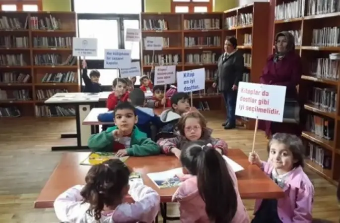 Miniklere okumanın önemi anlatıldı