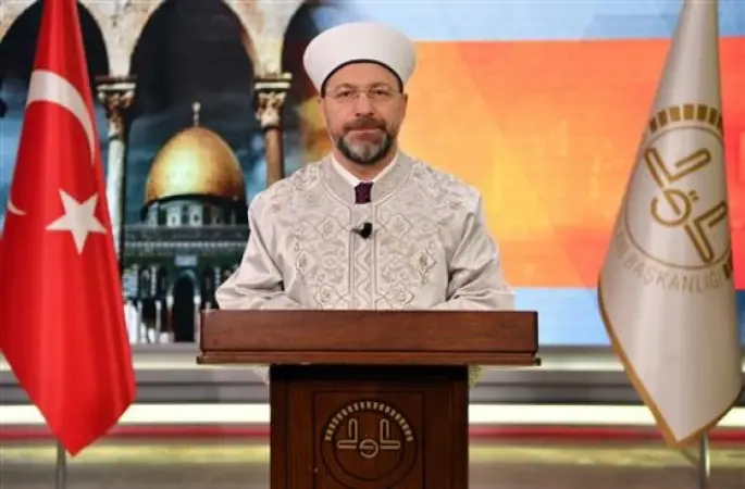 Erbaş’tan Kudüs Açıklaması