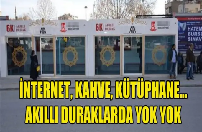 Akıllı durak projesi hayata geçti