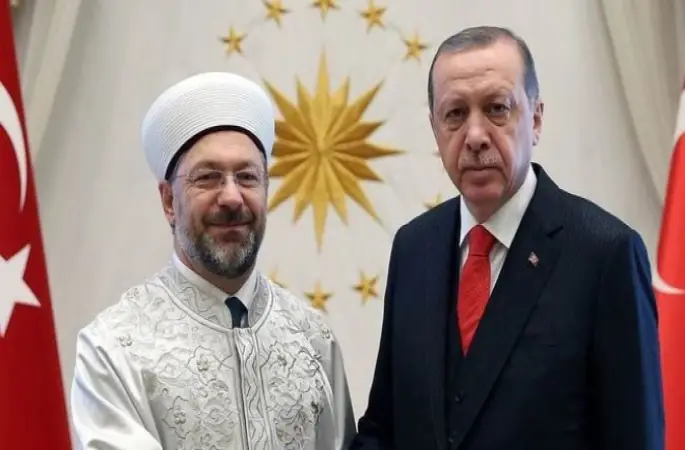 Diyanet İşleri Başkanı Erbaş, Cumhurbaşkanlığı Külliyesinde