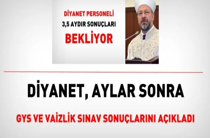Diyanet, Görevde yükselme ve vaizlik sözlü sonuçlarını açıkladı