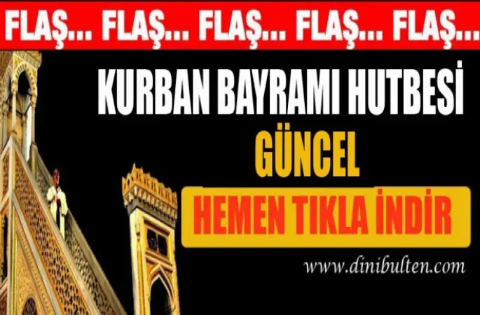 Kurban Bayramı Hutbesi